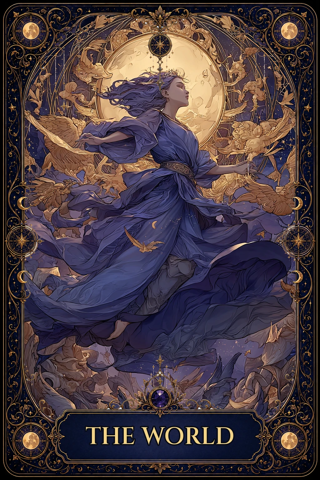 The World tarot card artwork