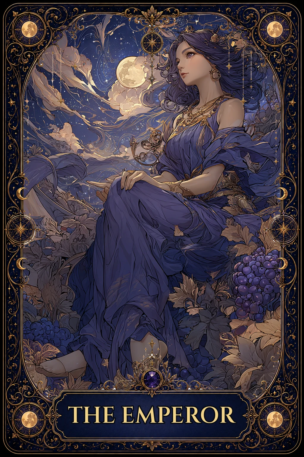 The Empress tarot card artwork